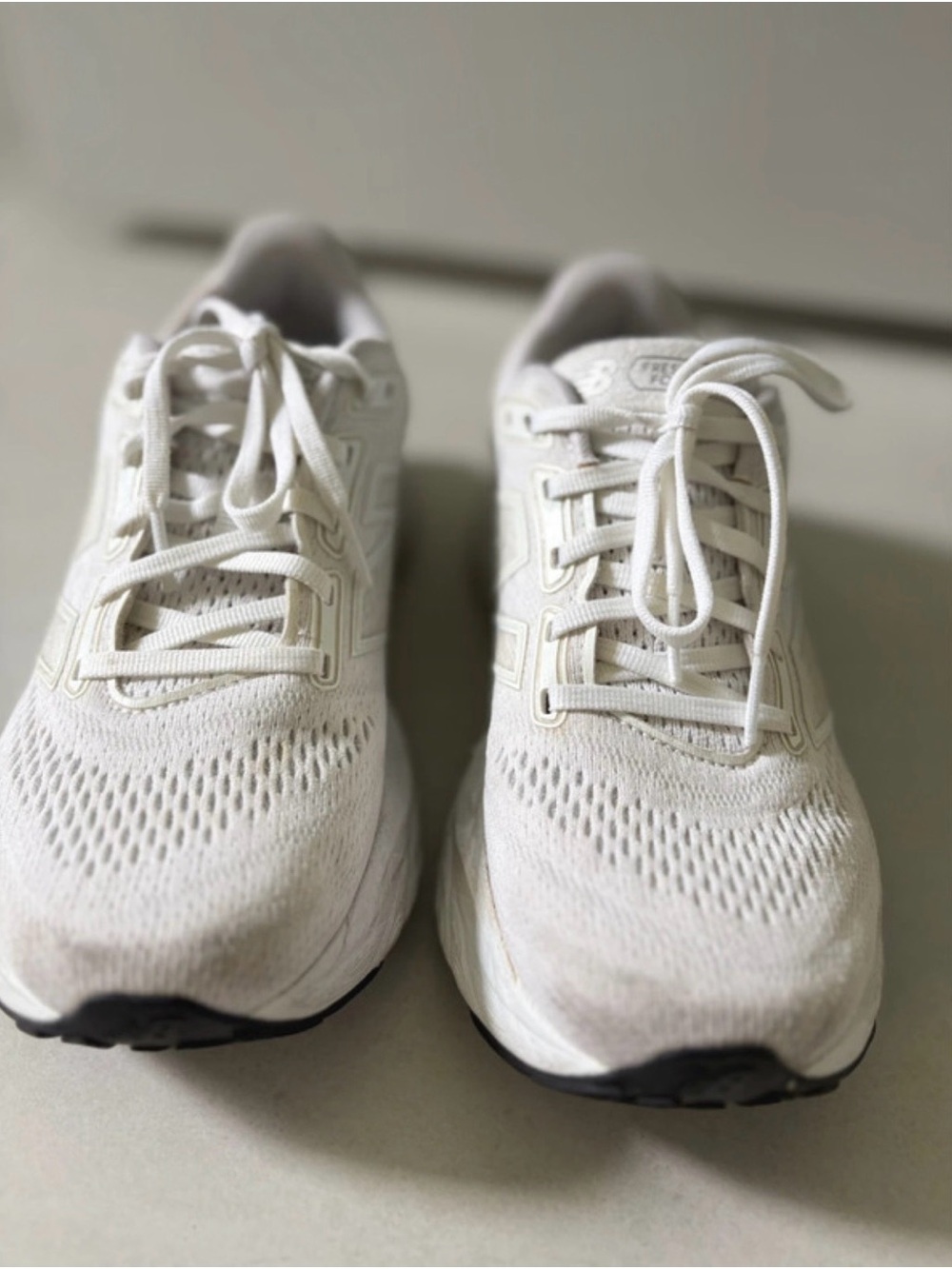 New Balance 880 White Knit Lace-Up Women's Sneakers